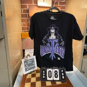 Vintage Style WWF WWE THE UNDERTAKER T-SHIRT MENS